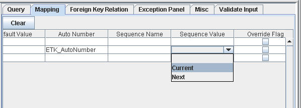ETK_O2R_AutoNumber_SeqValue_Current