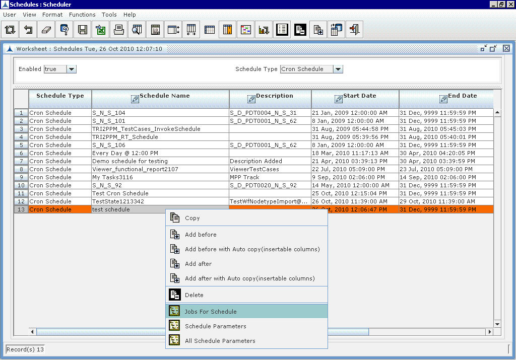 Adding a Job to the Schedule_Figure 17