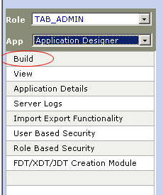 Application Designer-Build Link