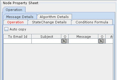 Operation Node-Message Details Tab