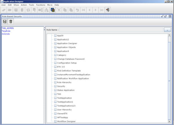 Role Based Security Frame