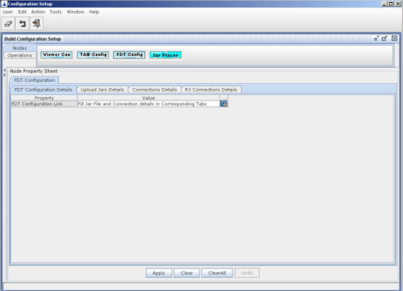 FDT Configuration Tab