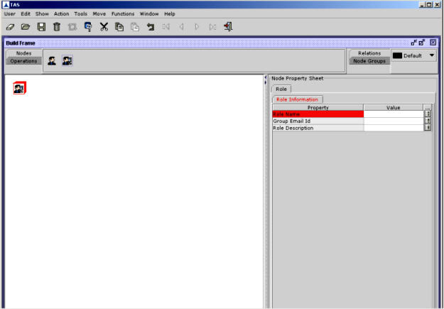 TAS-Roles Node on Work Area