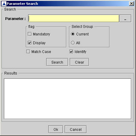 Find Definition Frame-Parameter Search