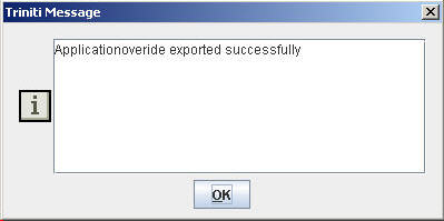 Import/Export Frame-Message Dialog Box